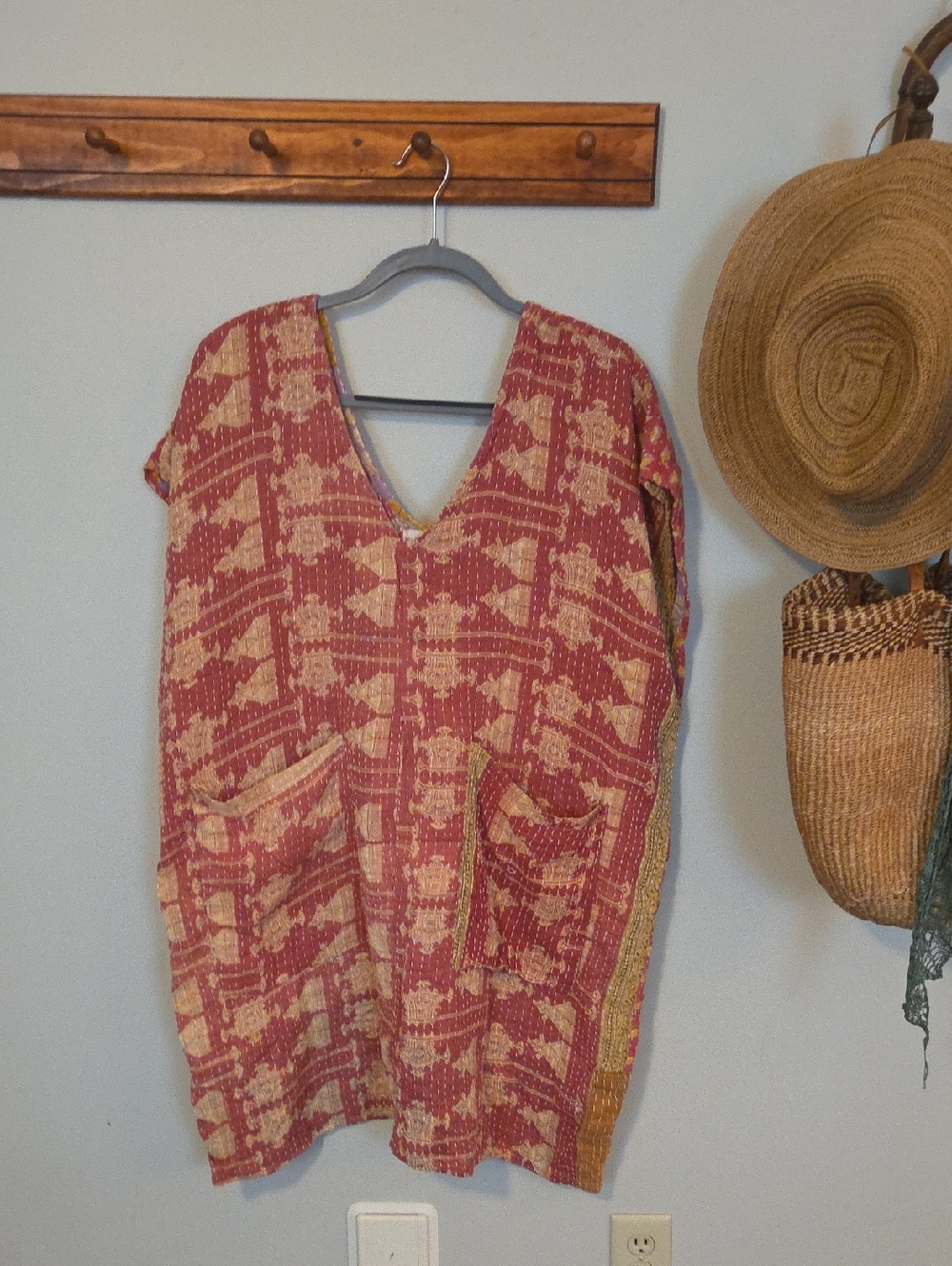 Kantha Bae Split Front Tunic (Modified To Dress)